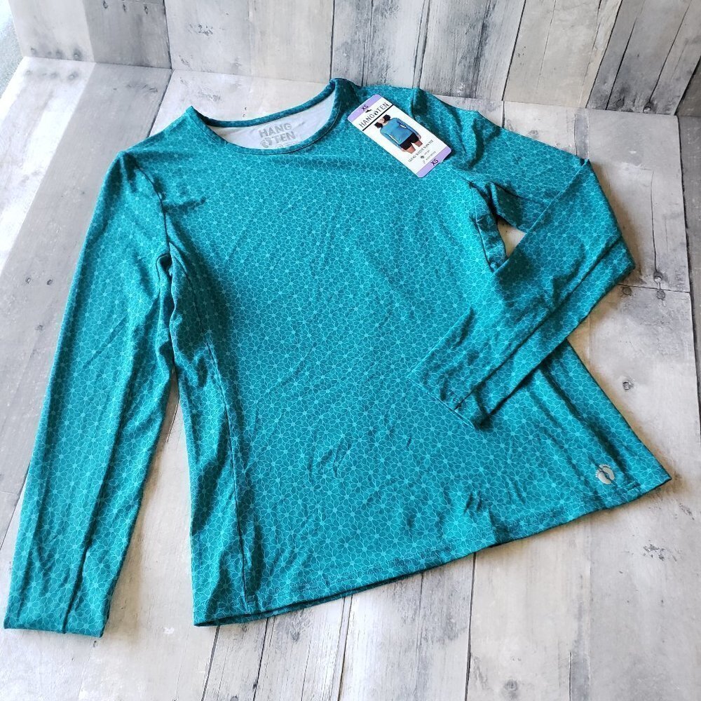 NWT - Hang Ten Long Sleeve Sun Tee - Size XS